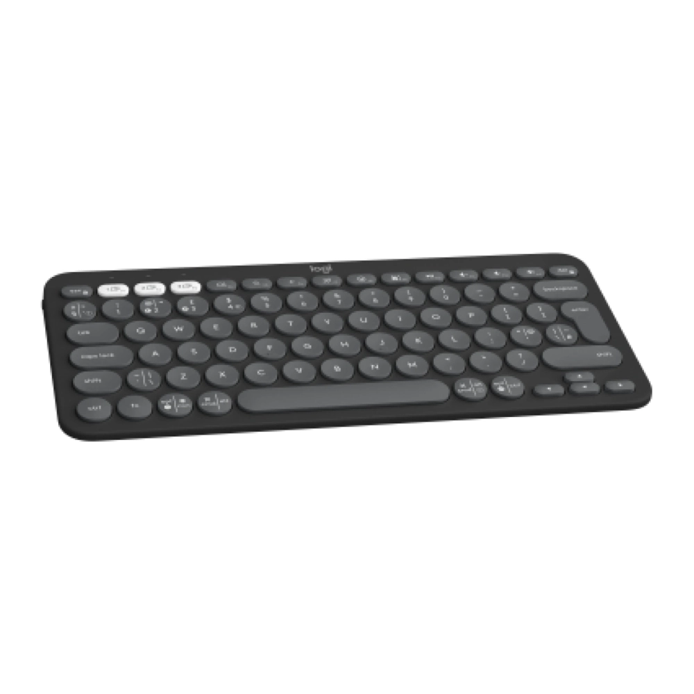 Logitech Bluetooth Keyboard Pebble Keys 2 K380s Black (Open Box) view 3